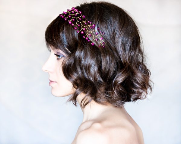Arsiart crystal crown bridal headband (20)