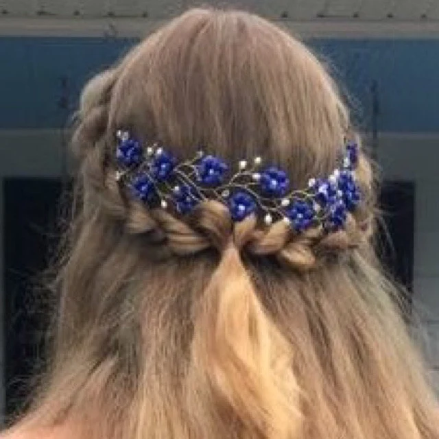 51 – Royal blue bridal headpiece Flower headpiece Silver Bridal flower crown iap 640x640.775833473 ohlnsnh4.jpg