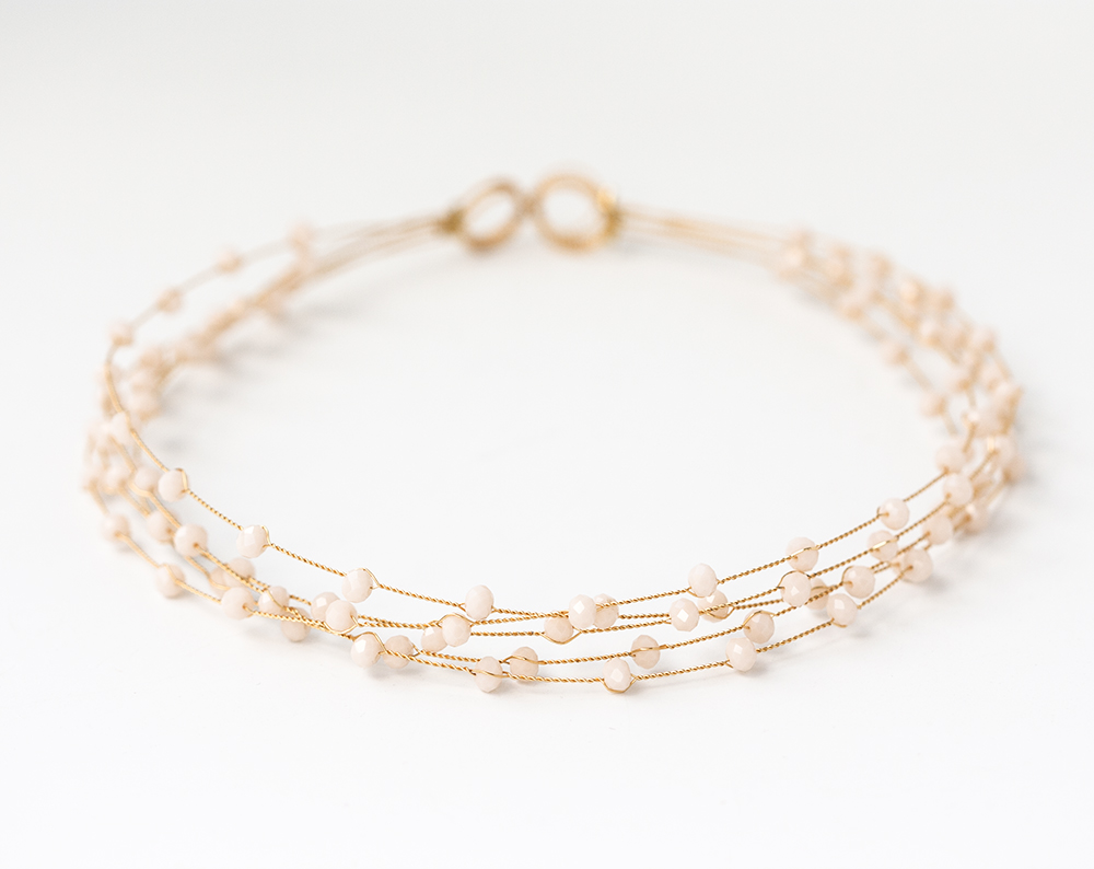 40 – Peach crystals headband silver wire crown. Evening events crown. MG 1540 как смарт объект 1