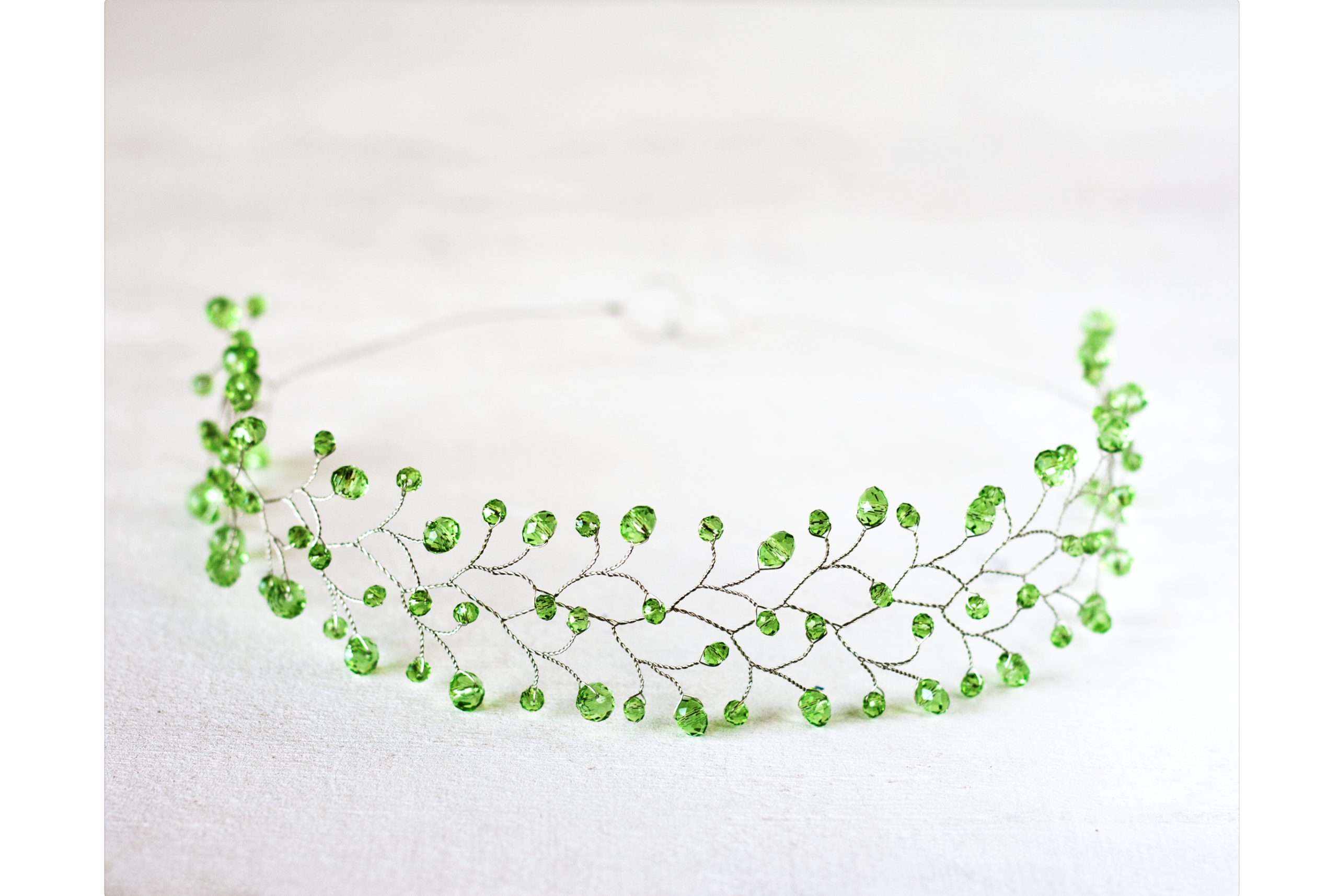 11 – Creen crystal bridal headpiece Silver crystal crown wedding headband (Copy) Снимок экрана 2025 11 21 в 23.08.26